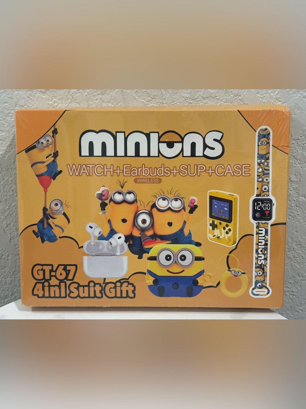 Minions Watch + Earbuds + Case Gift Set - NWT
